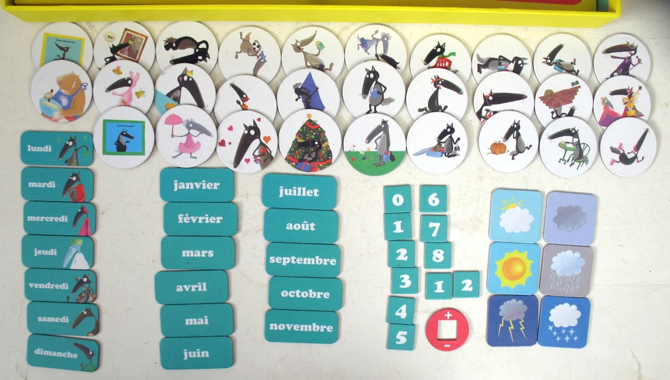 Jeu Auzou Le coffret de ma journée avec Loup - Photo 4/4