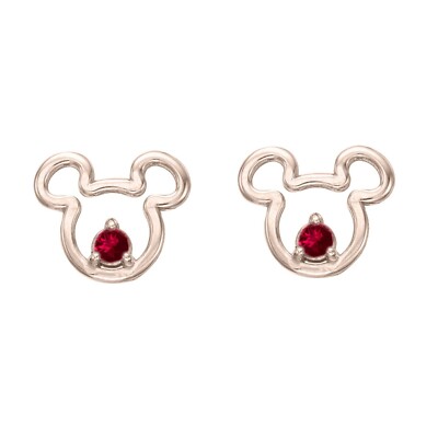 14K Vergoldet Cubic Zirkonia Katze Maus Schraube Hinten Mädchen Ohrstecker V-Day