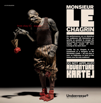 Underverse Adventure Kartel Monsieur Le Chagrin 1/6 Action Figure
