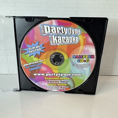 Party Tyme Karaoke Sampler Taylor Swift Love Story & OneRepublic Counting Stars