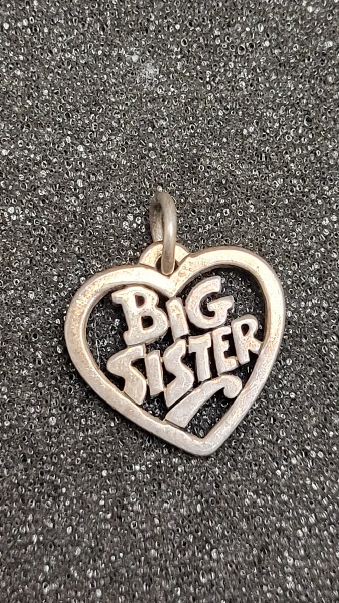 SILVER 925 vintage bigハートチャーム デッドストック