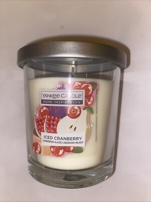 Yankee Candle Tumbler Glasduft Raumduft Iced Cranberry 200g