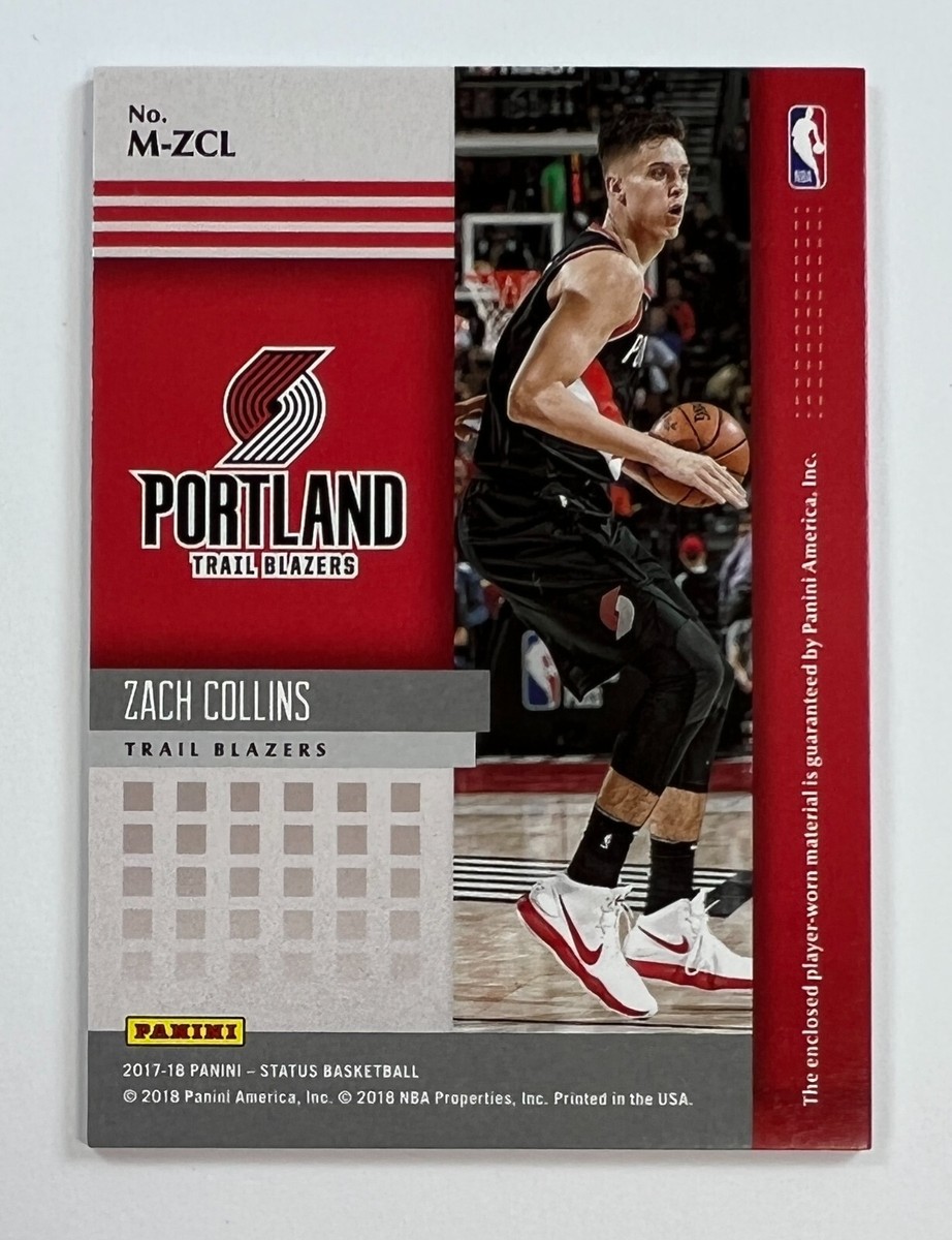 2017-18 Panini Status #M-ZCL Zach Collins Relic BA19 | eBay