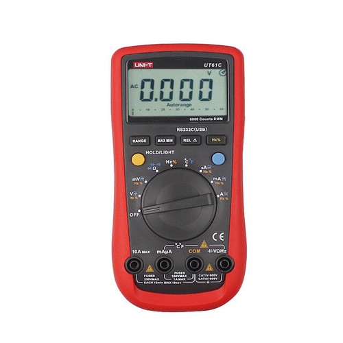 UNI-T UT61C 6000 Counts Digital Multimeter, USB, CAT IV 600V - Picture 2 of 7