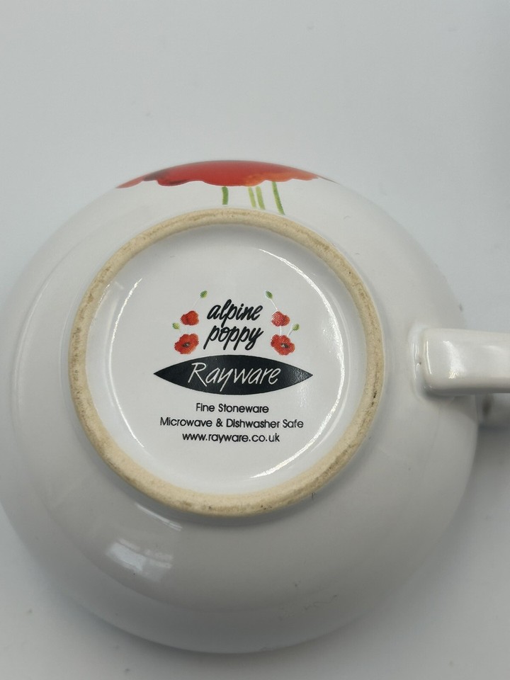 Alpine poppy Tea Pot And Cup By Rayware Lk !!! eBay