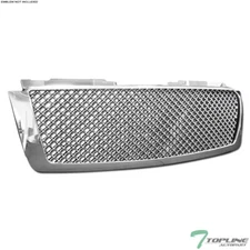 Topline For 2007-2014 Chevy Tahoe/Suburban Mesh Front Bumper Grille 1pc - Chrome