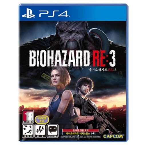 PS4 New - Resident Evil 3 Remake / Bio Hazard RE:3 (Korean version)