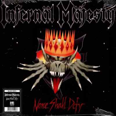 Infernäl Mäjesty None Shall Defy LP Black Vinyl NEU Thrash Metal E233