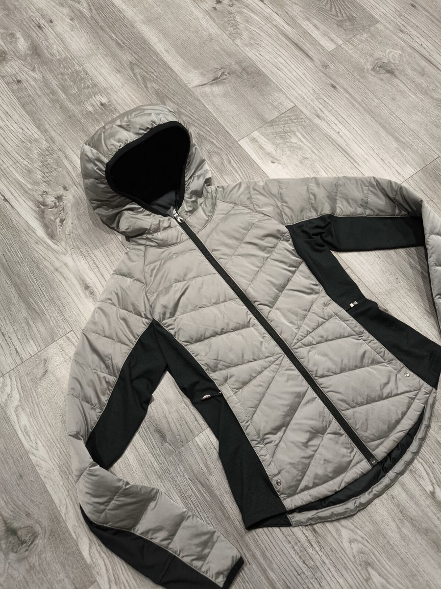 Women's Spyder Down Hooded Jacket Size S Premium Sports Clothing