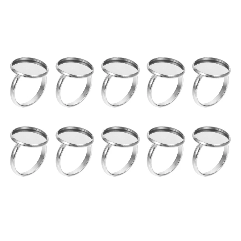 10PCS bezel setting Components Bezel Tray Blank Bezel Adjustable
