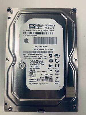 2 x Western Digital Caviar 160 GB, intern, 7200 Festplatte Desktop gebraucht