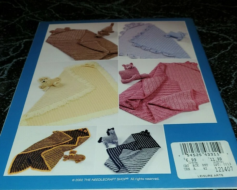 AZ13 TNS 2002, ON THE DOUBLE NAPTIME BUDDIES & BLANKETS CROCHET PATTERN LEAFLET - Image 2 of 2