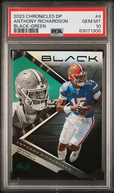Anthony Richardson Panini Chronicles Draft Picks Black #4 Green