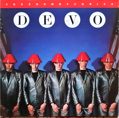 Devo - freedom of choice (1980) Virgin Vinyl LP signiert