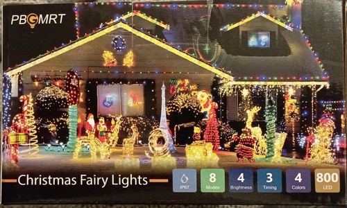 Christmas Fairy Lights 100m LED Multicolored Indoor outdoor Weatherproof, Prog. - Picture 10 of 10