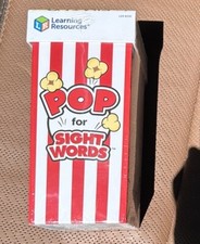NEW Learning Resources POP for Sight Word Game 100 Popcorn Cards SEALED LER8430