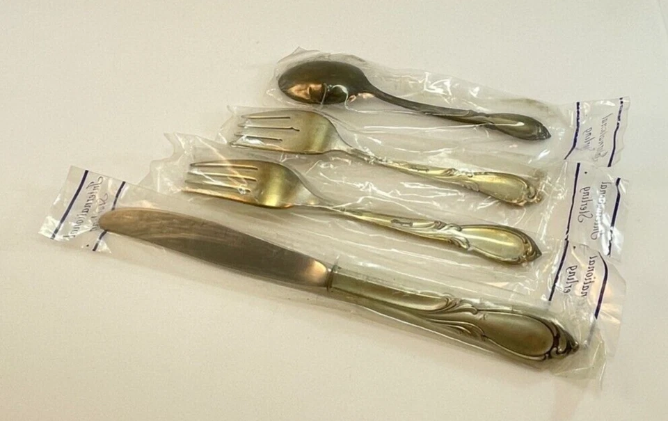 International Rhapsody Sterling Silver 4 Piece Place Setting - New in Package - Image 2 of 3