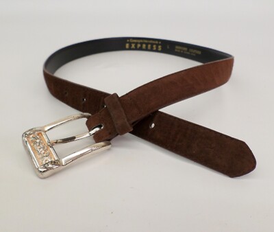 Express Suede Belt Large 32 Compagnie Internationale Leather  display picture 3