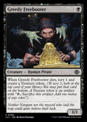 MTG Lost Caverns of Ixalan C Greedy Freebooter #0109 PLAYSET 4x x4