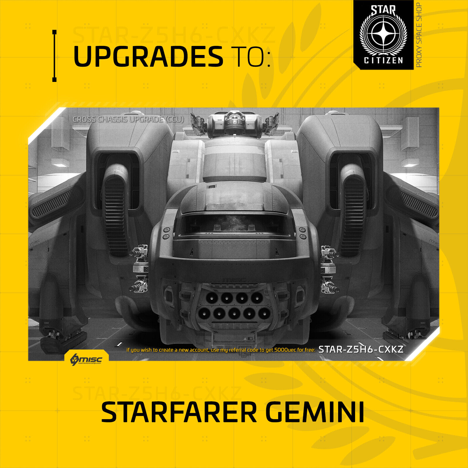 Buy Flash Sale > MISC Starfarer Gemini - Upgraded Ship w/ Star Citizen  Digital Download & LTI! at