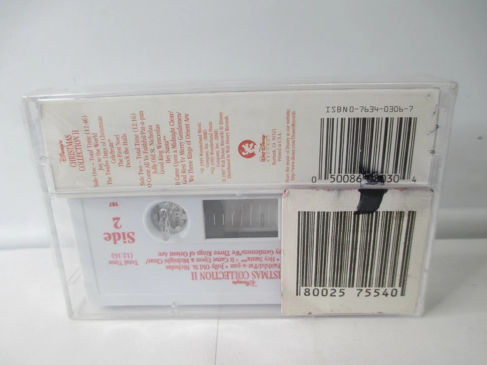 Disney's Christmas Collection II Two 2 Cassette Tape Mickey - Image 4 of 4