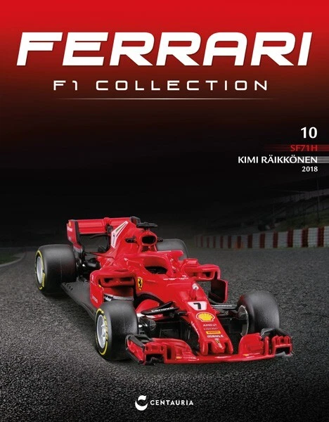 Ferrari F1 Collection MODELLINO n° 10 Ferrari SF71H 2018 Kimi Räikkönen - Immagine 2 di 2