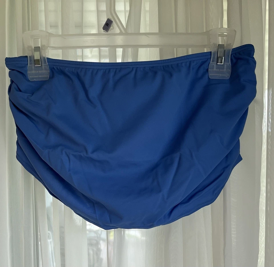 TOTALMENTE NUEVO Victoria’s Secret Periwinkle Swim Rached Falda Talla S/P Foto 2 de 4