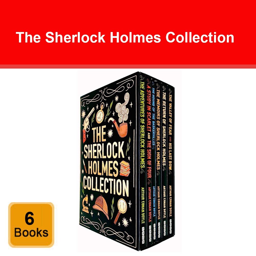 The Sherlock Holmes Collection 6 Books Set by Arthur Conan Doyle NEW Pack