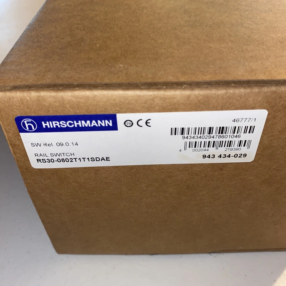 Hirschmann RS30 Rail Switch Brand New Sealed RS30-0802T1T1SDAE New Part - Image 2 of 4
