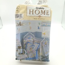 Vintage Simplicity Home Baby Essentials Nursery Accessories Pattern 5367 1999