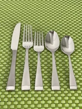 Oneida MERCER Stainless 18/10 Frosted Handle Glossy Tip Choice Flatware A45VG