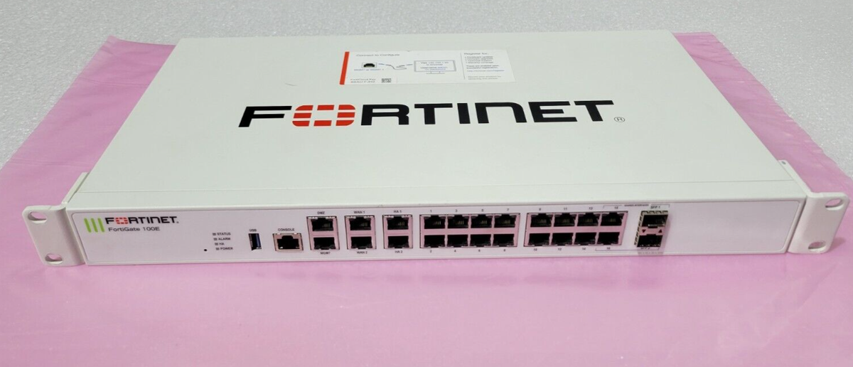 Fortinet FortiGate 100E Network Security Firewall FG-100E-P18827