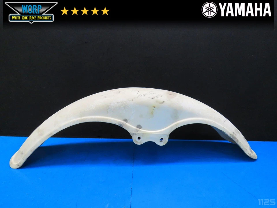 1974 YAMAHA TY250 TRIAL 250 FRONT / REAR FENDER MUD SPLASH GUARDS ~ OEM - Image 4 of 4