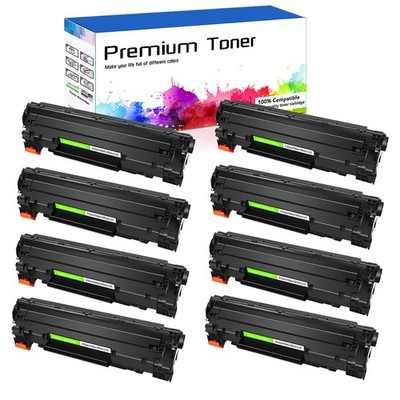 8PK CE285A 85A Toner Cartridge for HP LaserJet Pro M1212nf M1132 M1130 M1134