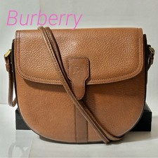 Burberry Vintage Brown Leather Nova Check Shoulder Bag B6897010N