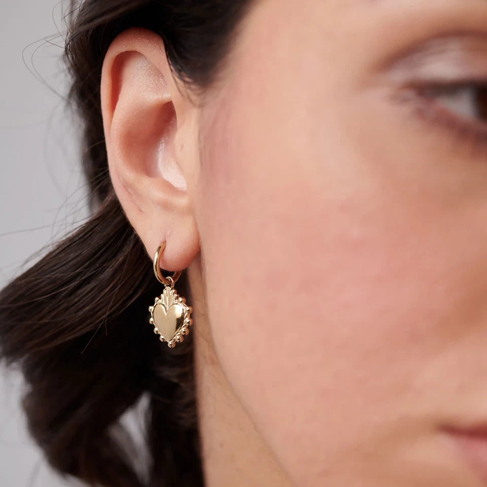 Orecchini Brosway CHAKRA cerchio con cuore BHKE197 - Immagine 2 di 3