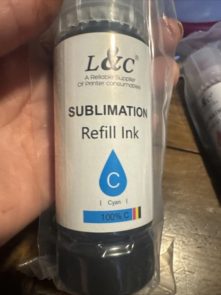L & C Sublimation Refill Ink K/C/M/Y  Ink For Epson Eco Tank Printers 70 ML - Image 4 of 4