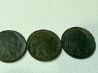 1935,1936,1937 Buffalo Nickels