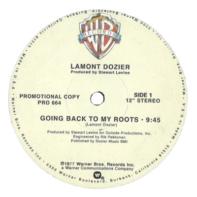 Lamont Dozier - 'Going Back To My Roots' 12''