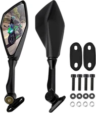 Ninja 300 400 500 ZX6R ABS Adjustable Rotating Motorcycle Side Rear View Mirrors