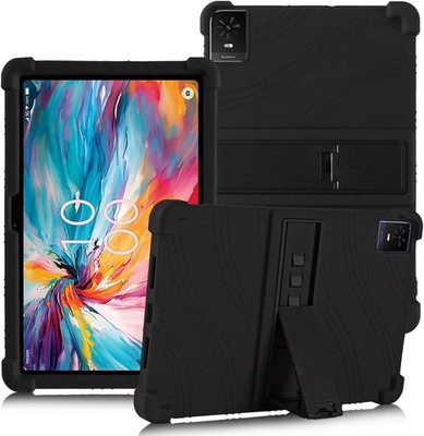 Soft Silicone Kids Case for 10.4 Inch TCL TAB 10 NXTPAPER 5G Tablet, Black