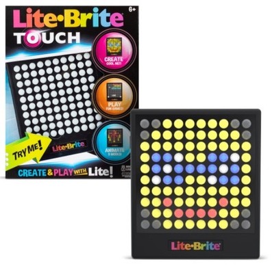 Lite Brite Touch Bright Light Up Portable Create Play Animate Stem Sensory Game
