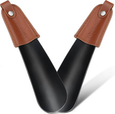 Metal Shoe Horn,Small Travel Shoehorn for Men Women Kids,6.7'' Portable Shoe Spo