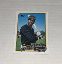 San Francisco Giants Outfielder Barry Bonds 1989 Topps Baseball Card