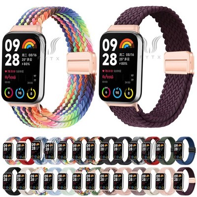 Für Redmi Watch 6 5 4 | Xiaomi Smart Band 9/8 Pro Nylon Geflecht Magnet armband