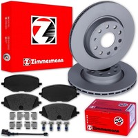 Zimmermann Bremsscheiben 288Mm + BelÄGe Vorne Passend FüR Vw Golf 8 + Caddy 5