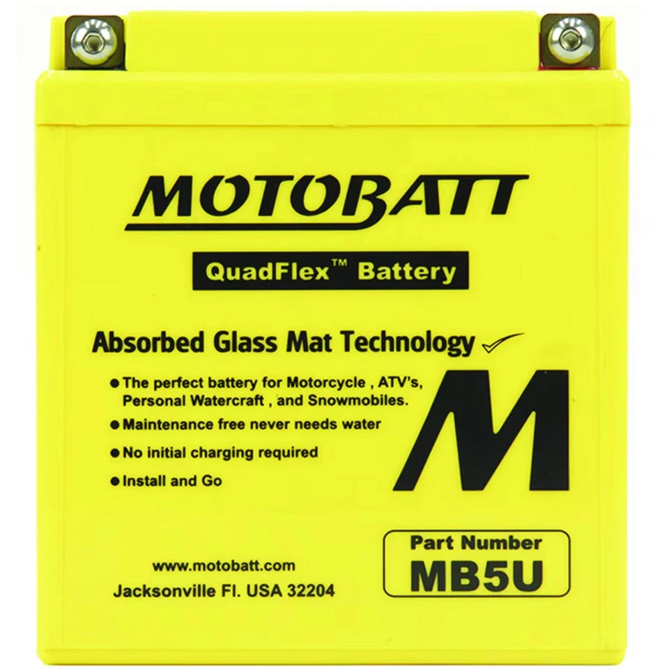 Motobatt Battery For Suzuki Scramble TC305 305cc 1969 - Image 2 of 3