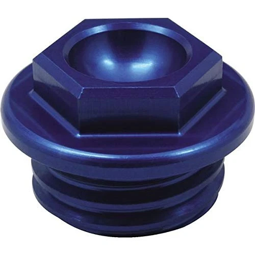 Works Connection Oil Filler Plug - Blue 24-002 — 第 2/3 张图片