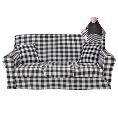 JQinHome 6 Piece Stretch Sofa Cover Printed Couch Cover, Floral Pattern Sofa ...