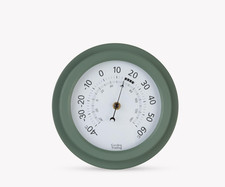 Garden Thermometer Outdoor Green Steel Wall Mounted Home Temperature Gauge UK